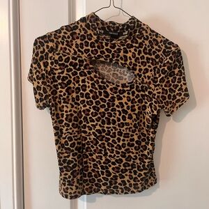 Forever 21 Leopard Printed Top